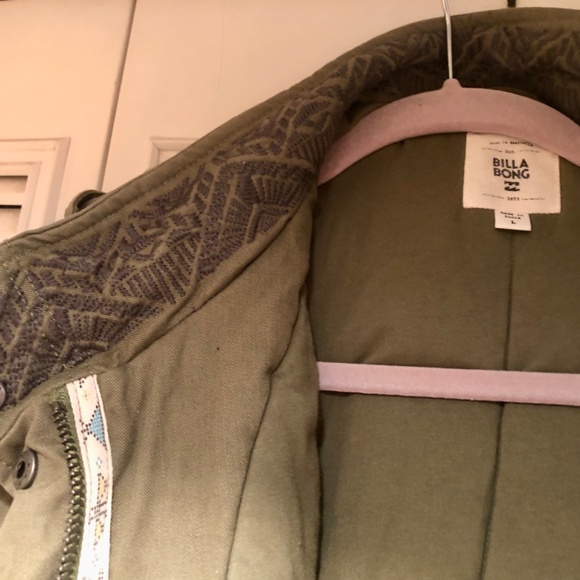 Billabong winter 100% cotton parka - Picture 6 of 12